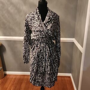 Rachel Zoe black and white dress sz 6